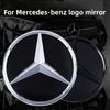 Car Sticker Benz Hot 2026 For Benz 185mm 3D ABS logo The front grille star logo badge mirror bottom For Mercedes-Benz W164 ML-cl