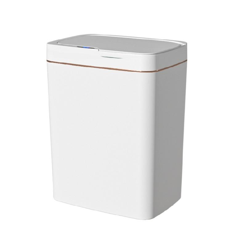 Battery Powered Waste Basket with Sensors Lid Easily Disposal Automatic Garbage Can for Cleanliness Enthusiasts