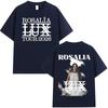 Rosalia LUX Tour 2026 Merch T Shirts Mens Women Clothing Casual pure Cotton Tshirt Fashion Harajuku Short Sleeve Tshirts