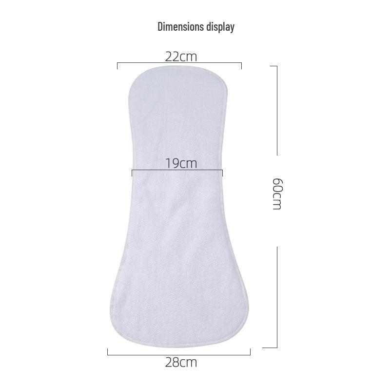 Bone-Shaped Adult Diaper Pads: Four-Layer Ultra-Fine Thickened Bamboo Charcoal Urine Barrier for Elderly Care