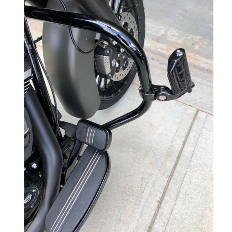 1.25" Highway Pegs Foot Pegs Mount For Engine Bar Touring Softail Dyna Sportster Electra Glide Road King Street  Glide Eng