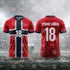 2026 Camiseta de fútbol de la selección nacional noruega Kit de Partido y Entrenamiento Ropa Deportiva de Verano Camiseta para Hombre Ropa Infantil Camiseta Mujer