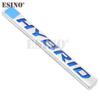 Car Styling Hybrid 3D Rear Trunk Metal Chrome Zinc Alloy Emblem Badge Decal for Toyota Corolla Camry Prius Prado RAV-4 Tundra EA8