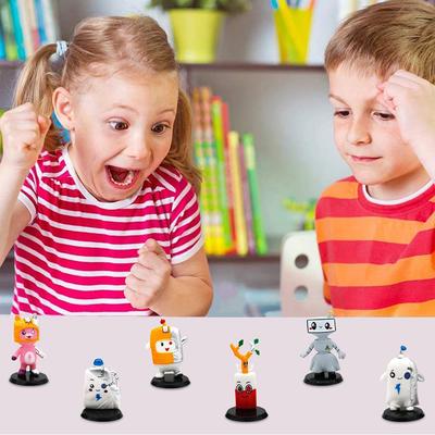 6ks akční figurky Lankybox pro děti na ozdobení dortu na narozeninovou oslavu