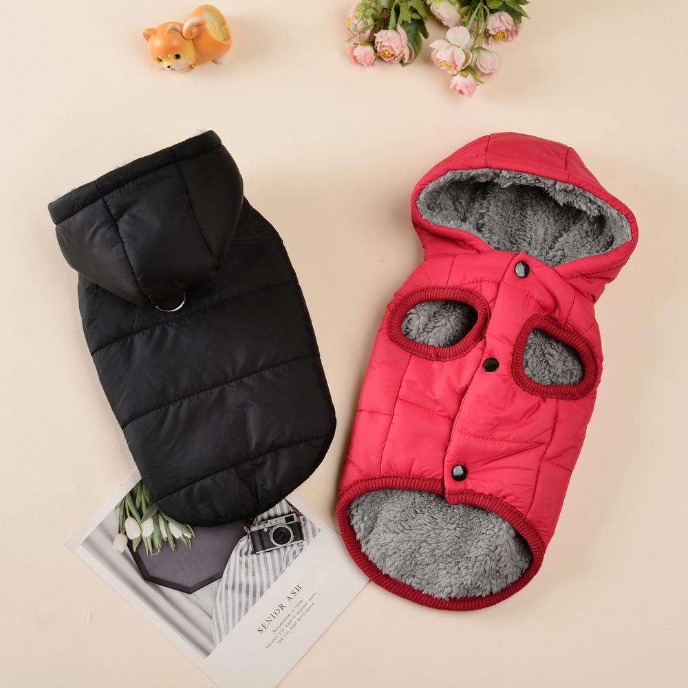 Pet Cat Clothes Hooded Jacket Warm Fleece Coat Hoodie For Small Medium Cats Dogs Cozy Waterproof Kitten Puppy Outfits Apparel