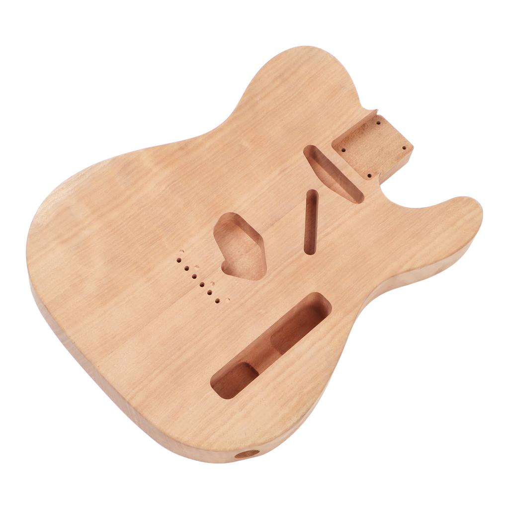 Unfinished Electric Guitar Barrel Mahogany DIY Professional Electric Guitar Body Replacement Blank GSB10