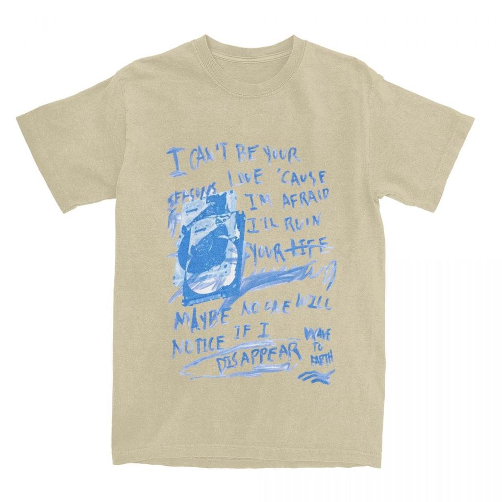 Wave To Earth T-Shirt Hip Hop Seasons Lyrics Fan Art Harajuku T-Shirts Kurzarm T-Shirt Reine Baumwolle O-Ausschnitt Übergroße Kleidung