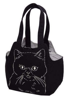 [Noah Family] Face Embroidered Tote Shoulder Bag