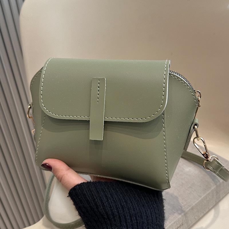 

Высококачественная текстурированная мини-сумка через плечо для женщин, новая простая и универсальная сумка-ракушка, легкая сумка для мобильного телефона для женщин