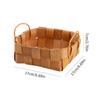 Wood Chip Hand Woven Basket Bread Basket Fruit Vegetables Egg Storage Baskets Flowers Basket Picnic Container Kitchen Storage