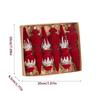 Ice Cone Christmas Ball Ornament Flocked Christmas Decorations Creative Xmas Baubles  New Year Gift