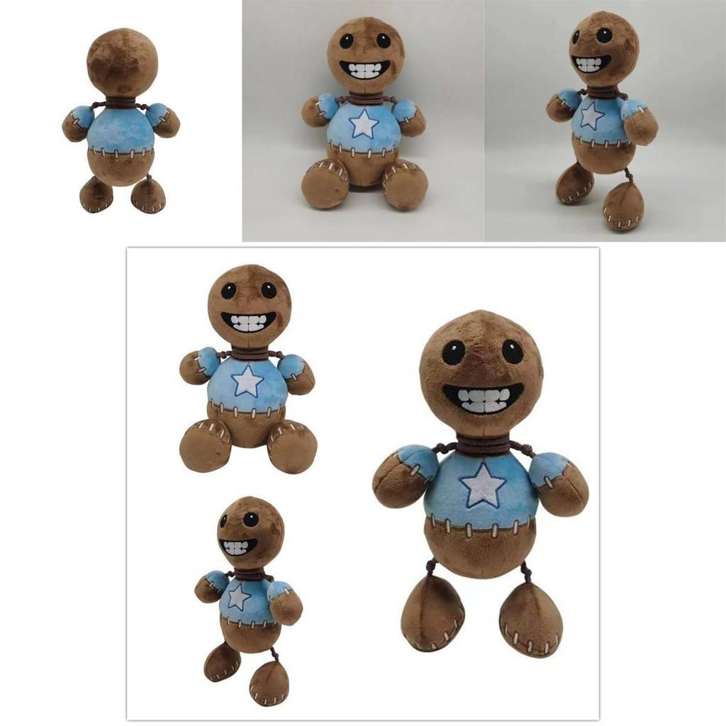 Kick The Buddy Plush Toy Crystal Soft Fur, Brown, 30cm Height, Pp Cotton Filling