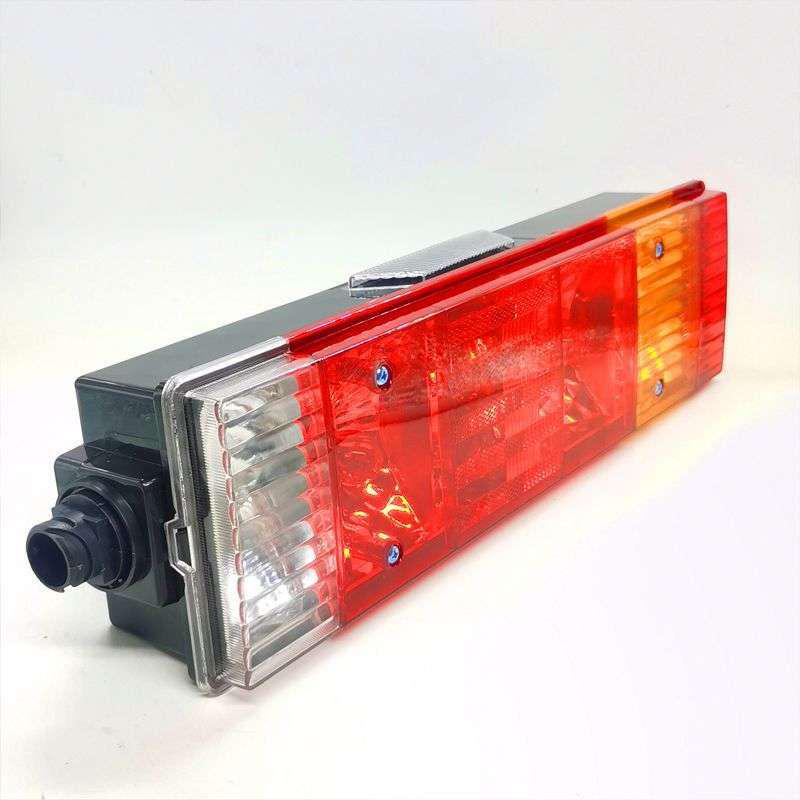 Compatible LED Rear Tail Light Assembly for Shacman Delong X3000, New M3000, F3000 - Universal Brake Light Parts.