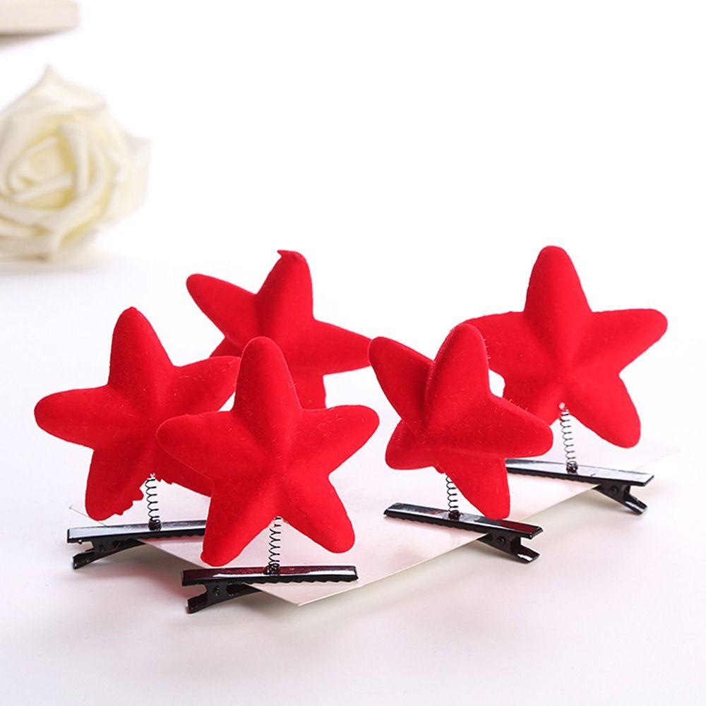 Star Duck Hair Clip Dog Chicken Barrettes Personalized   Girls/Female