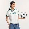 Li Ning Sports Lifestyle Series High Street American Vintage Comfortable Crew Neck Pullover Simple Short Sleeve T-Shirt Women T-Shirt AHSVB44-4