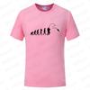 Fashion Fishing ECG T-shirt for Men Funny Design Graphic Y2k Tops Summer Short Sleeve Tees Gift for Fishing Lover Clothing