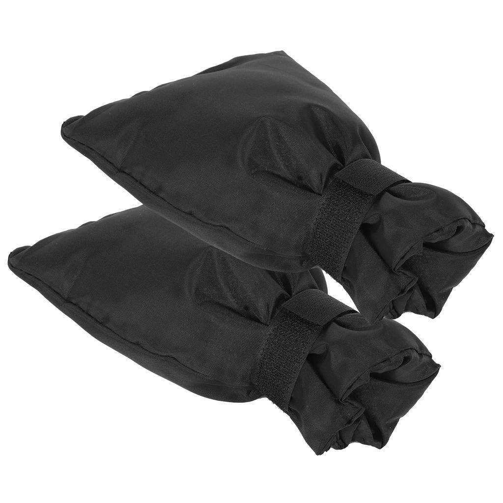 2 Stück Schwarz Winter Außenhahn Schutz Anti Frost Wasserhahn Ventilabdeckung Zubehör 15x21cm