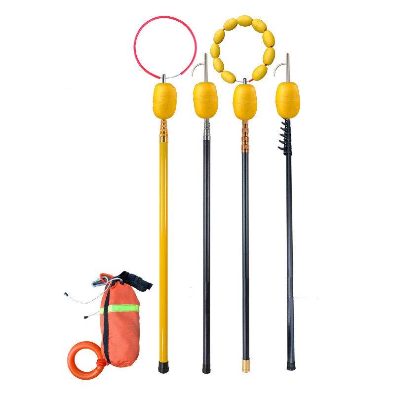 OLOMM Telescopic Water Rescue Pole 5m