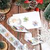 Halloween Sealing Stickers 500PCS Stickers Self-Adhesive Holographic Labels Decorative Festive Adhesive Holiday Party Favor Labels Decals