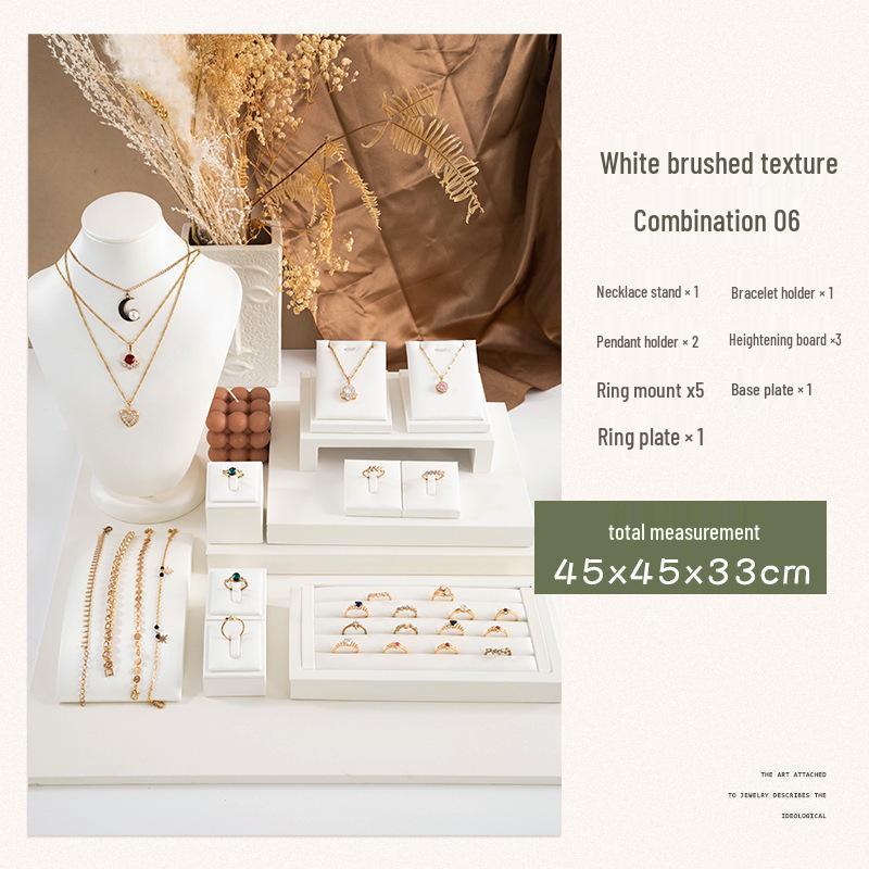 Spring Melt Jewelry Display: Bracelet, Earring, Necklace, and Ring Stand