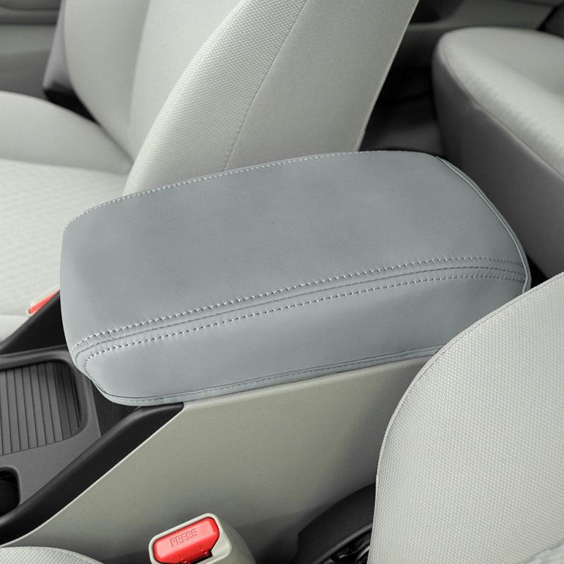Honda Civic 12-15 Armrest Box Cover - 9th Gen Leather Center Console Cover