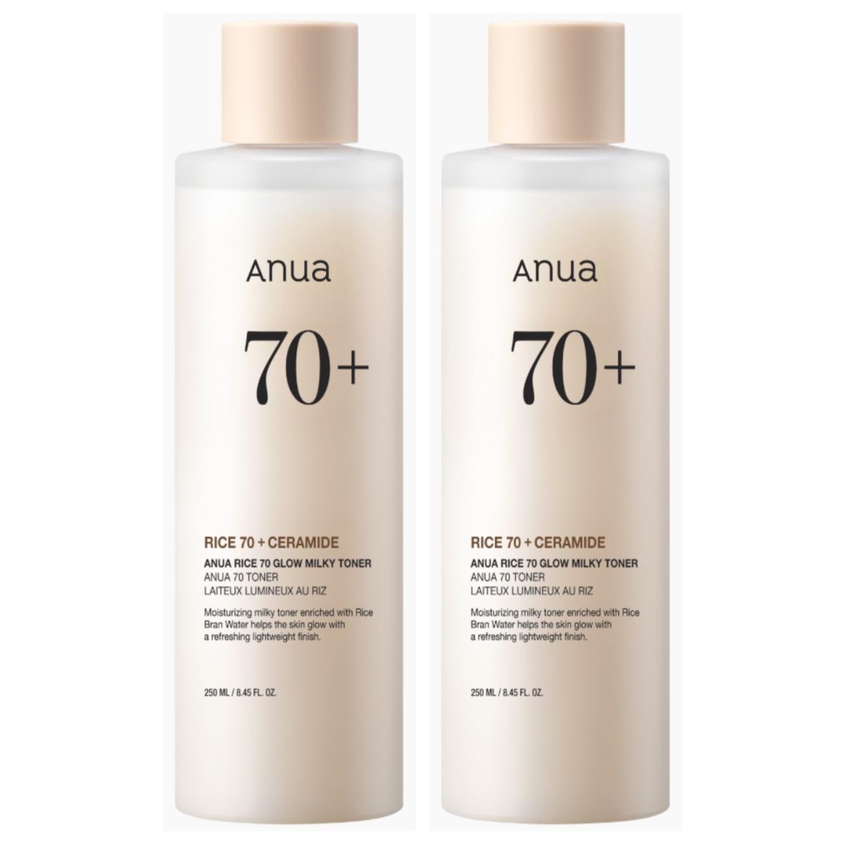 

[Anua] Тоник молочный Rice 70 Glow 250 мл 250ml X 2PCS