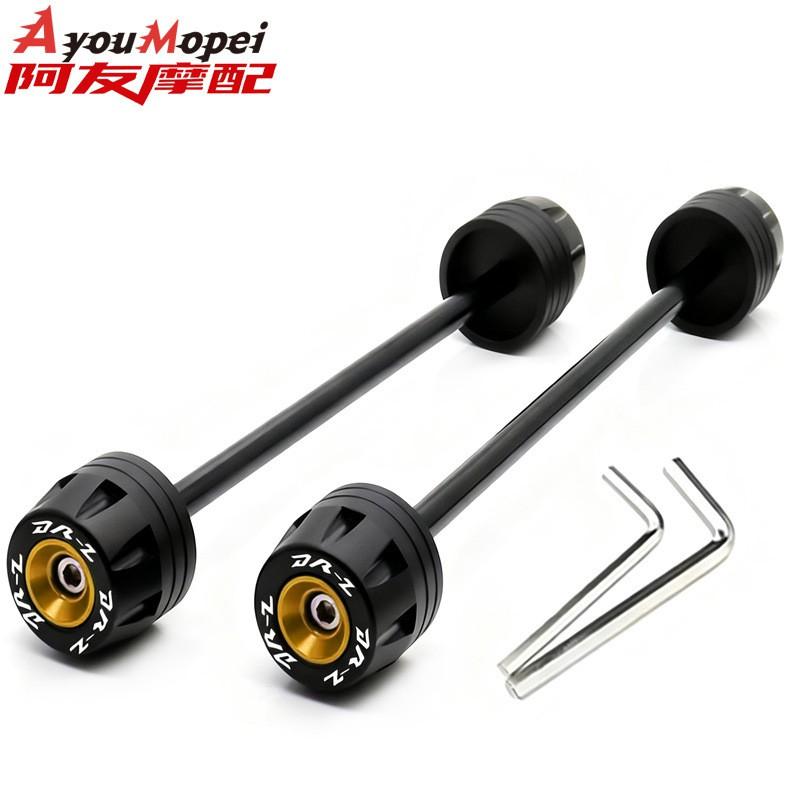 Aluminum Crash Pad Protector Balls Suzuki DRZ400SM DRZ400S DRZ400SE Front Rear Wheel Guard Accessories