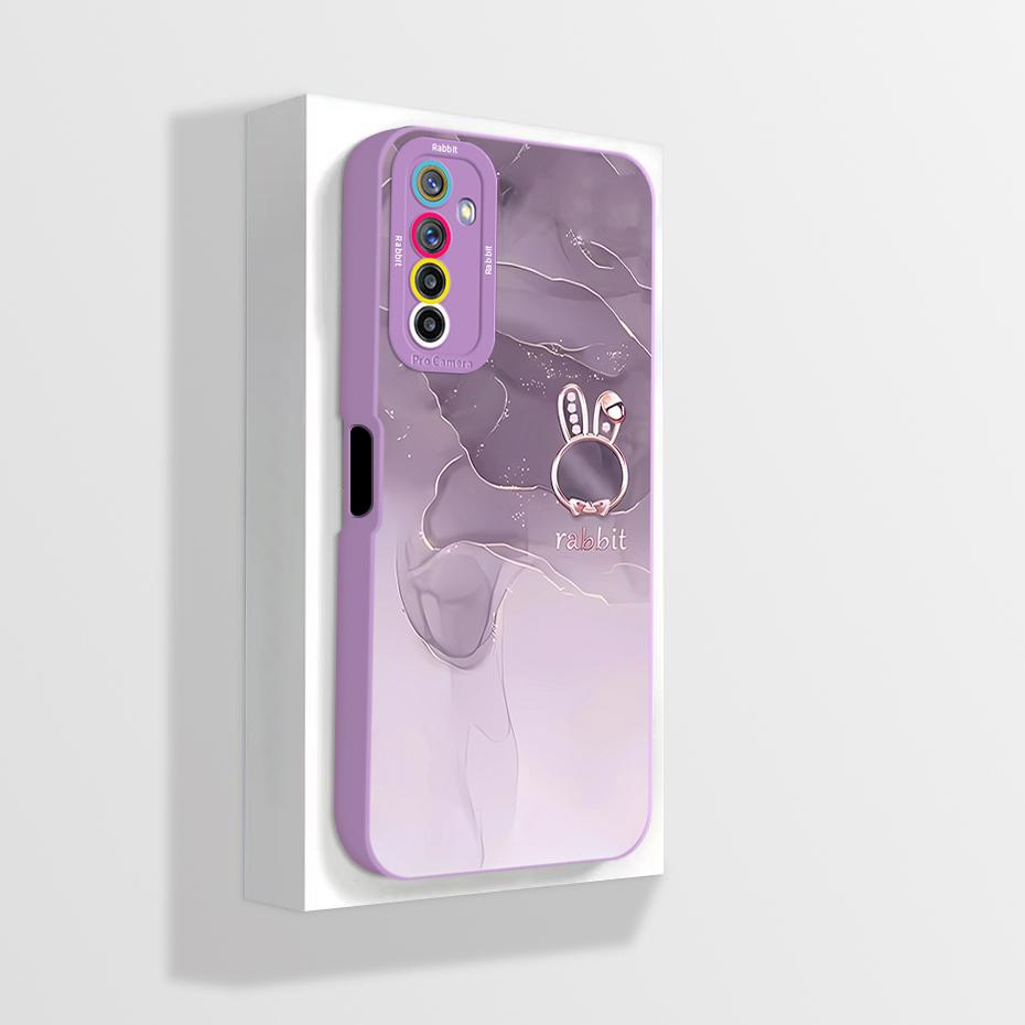 For Realme 6 Pro RMX2063 Case Realme 6 RMX2001 Phone Case Aesthetic Cartoon Astronaut ShockProof Soft Silicone Back Cover Fundas