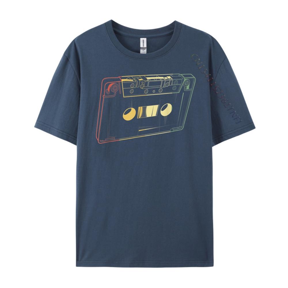 

Vintage Cassette Tape Mix Tape Mens Designer Clothes Graphic T Shirts Men Cotton Funny Short Sleeve Man Clothes 4XL