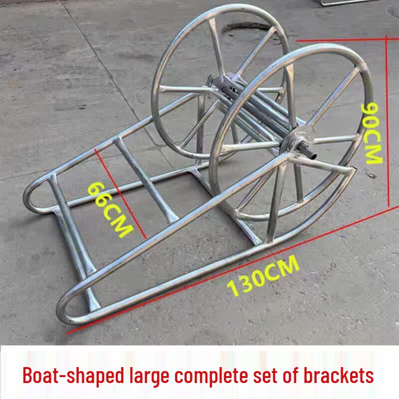 Aokewen Large Movable Boat-Shaped Cable Spooler