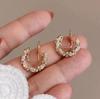 Korean Style Retro Pearl Ear Clip for Women - Mosquito Coil Holder, No Piercing, High-End, Fashionable and Versatile Luxury Earrings