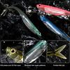 6Pcs Soft Lures Floating Baits Artificial Swimbaits Fork Tail Swimbaits Lures Soft Artificial Baits Fishing Lures