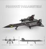 SR-71 Blackbird US Air Force Reconnaissance Airplane Model Fighter Assembling Building Block Toy Children Block Toys Gift 183pcs