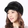 Real Mink Fur Hat Winter Women Keep Warm Genuine Mink Fur Hats Natural Quality Female Fashion Mink Fur Cap Lady Outdoor Cap