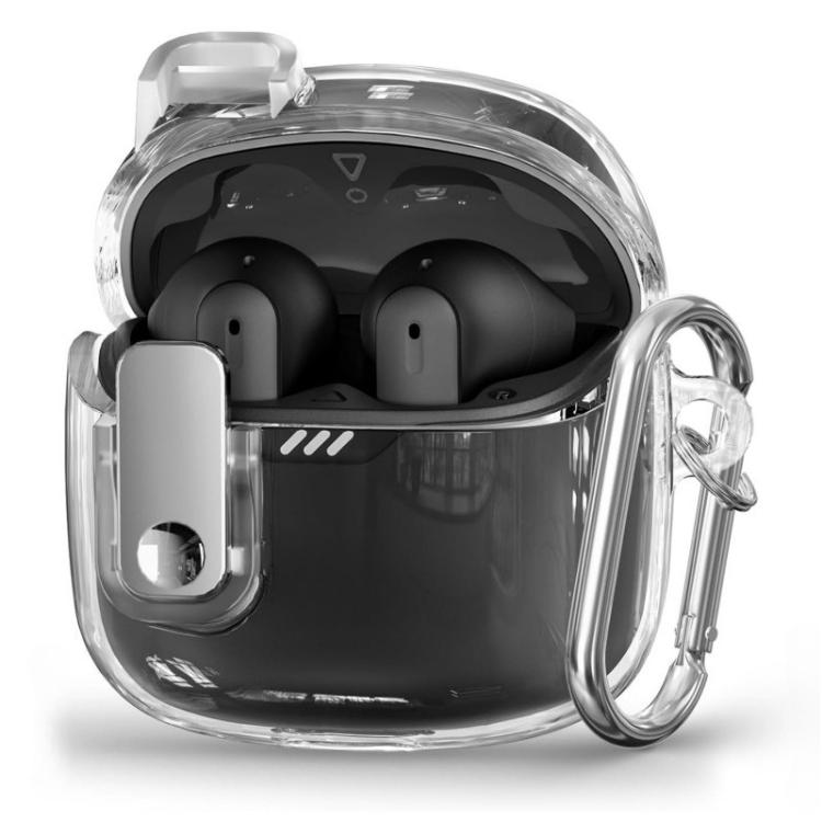 

Transparent Snap Lock TPU Earphone Cover with Metal Buckle For JBL Tune Flex 2 прозрачный