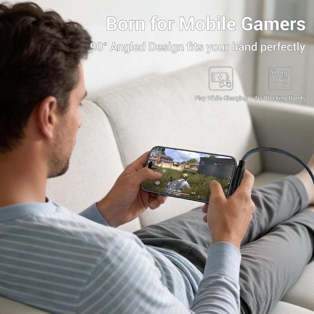2-in-1 Invisible Stand PD Fast Charging Cable 240W Type-C Braided Built-in Phone Stand 2 in 1 Phone Holder Cable Cord