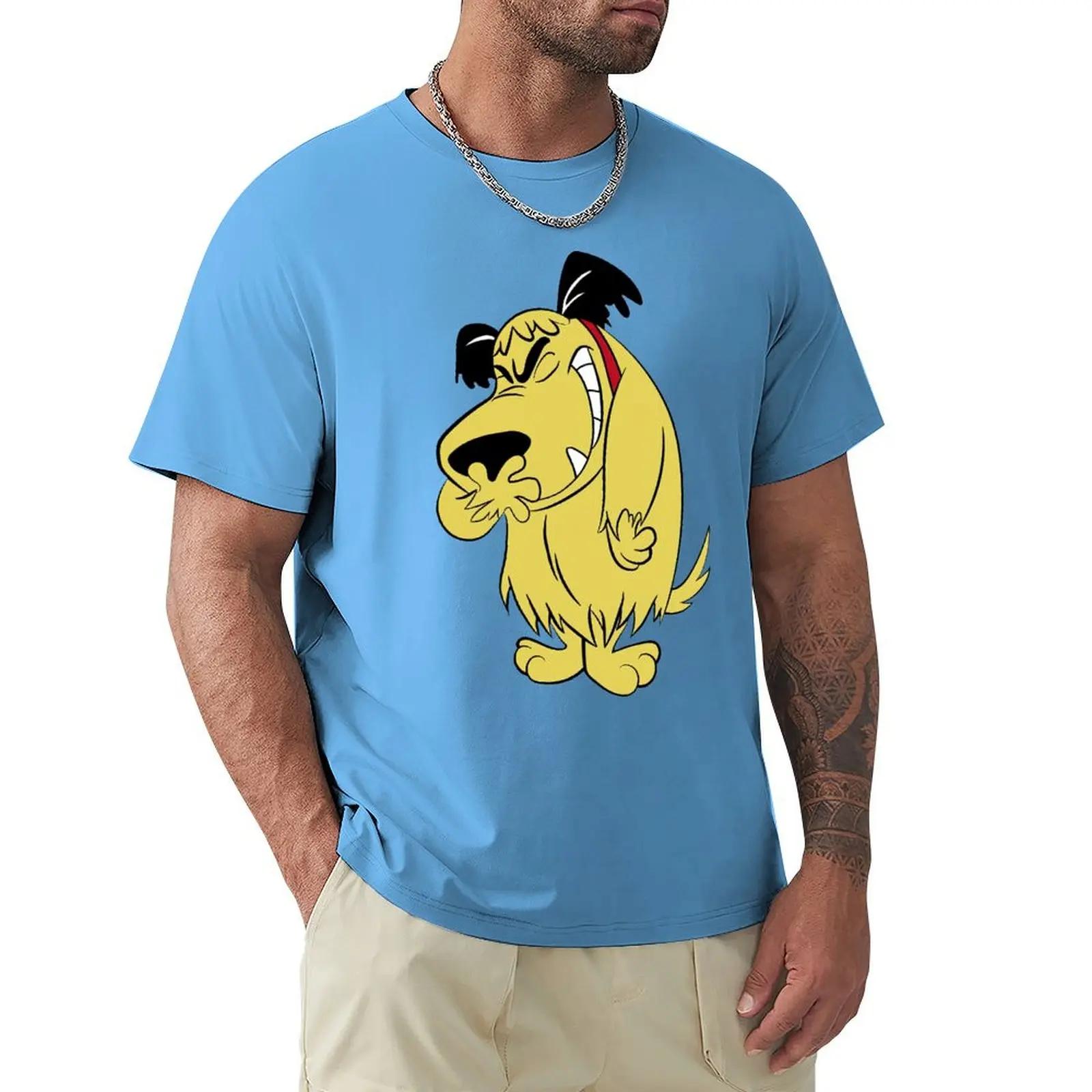 

Футболка Laughing Muttley Funny Dog Футболка Harajuku с коротким рукавом 100% хлопок Графика Футболка Топы 4XL