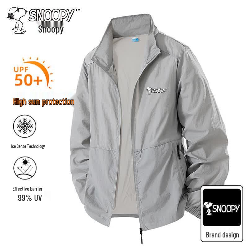 SNOOPY Men s Lightweight UV Protection Sun Jacket 2XL