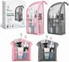 1/2/3pcs EVA Mesh Cosmetic Bag Travel Stand Storage Makeup Bag Organizer Female Make Up Pouch Portable Toiletry Beauty Case
