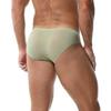 Men Sexy Briefs Low-rise U-Convex Solid Color Panties Smooth Lines Seamless Breathable Thong