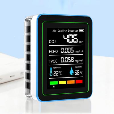 Monitor kvality vzduchu 5 v 1 Detektor kvality vzduchu Vnútorný merač kvality vzduchu Monitor teploty a vlhkosti pre domáce kancelárie