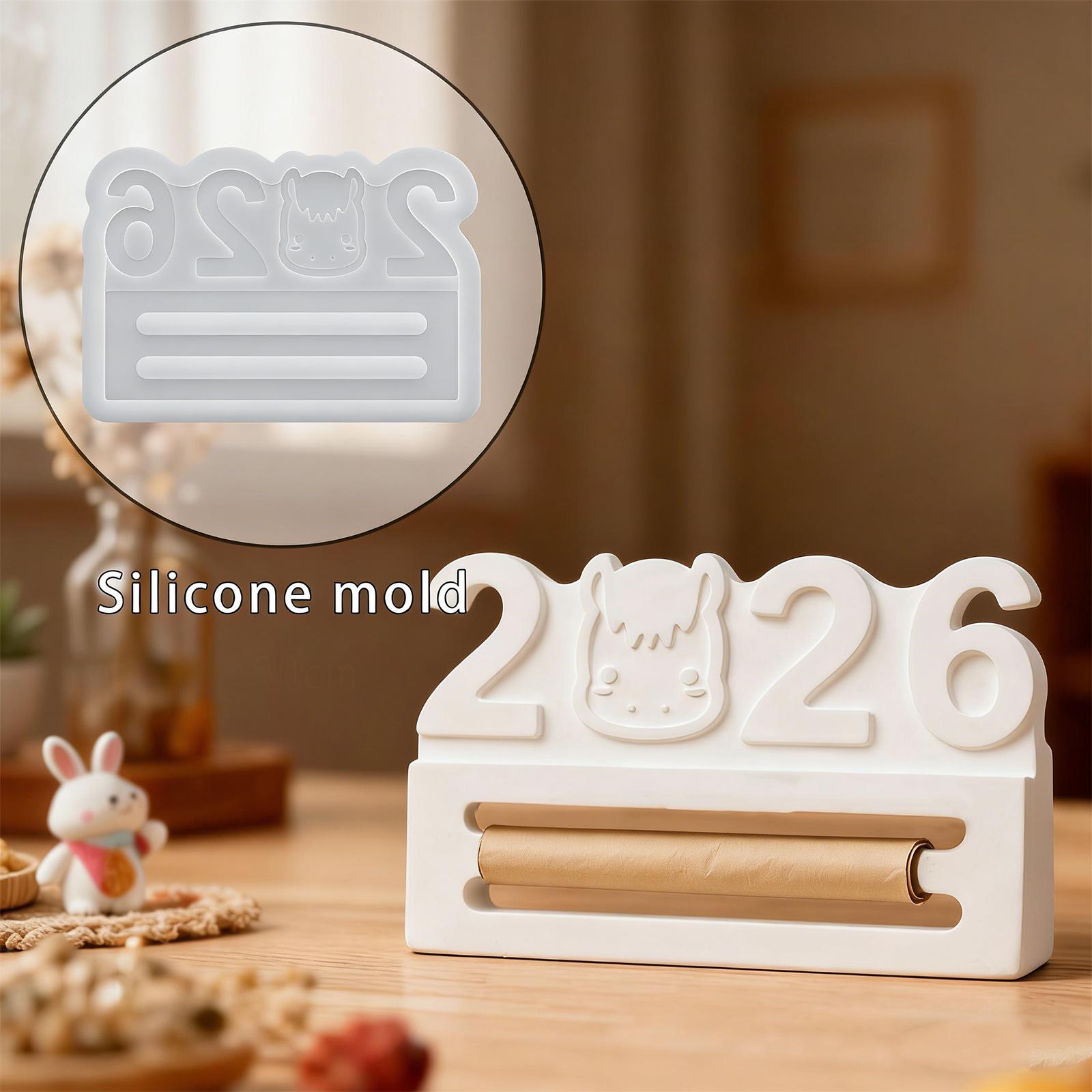

Hollow Candle Holder Gypsum Silicone Mold, A Gift For Friends One Size
