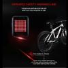 Smart Bike Tail Light USB Rechargeable LED Turn Signal Brake Warning Lamp for MTB Road Cycling Safety