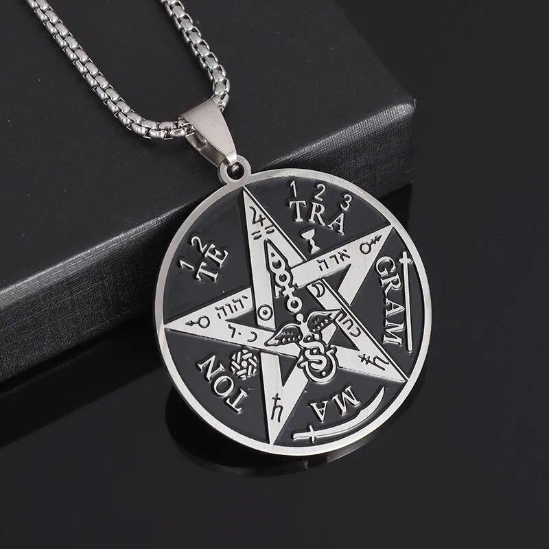 Magical Witchcraft Necklace Women's Retro Blood Pack Detachable Witch Wand Pendant Men Women Cosplay Jewelry Gift