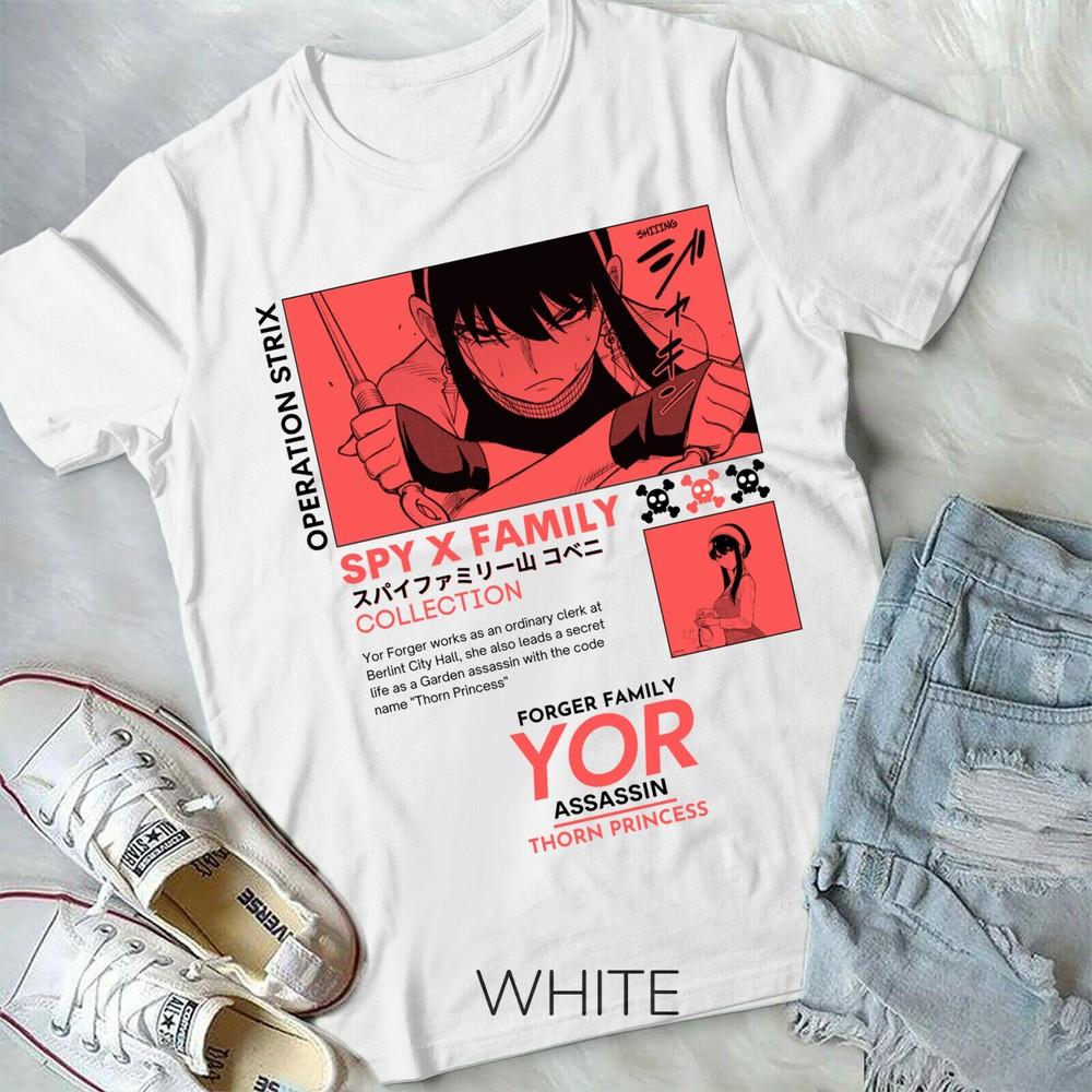 

spy x family thorn princess, yor loid forger assassin anime new unisex t-shirt 4XL