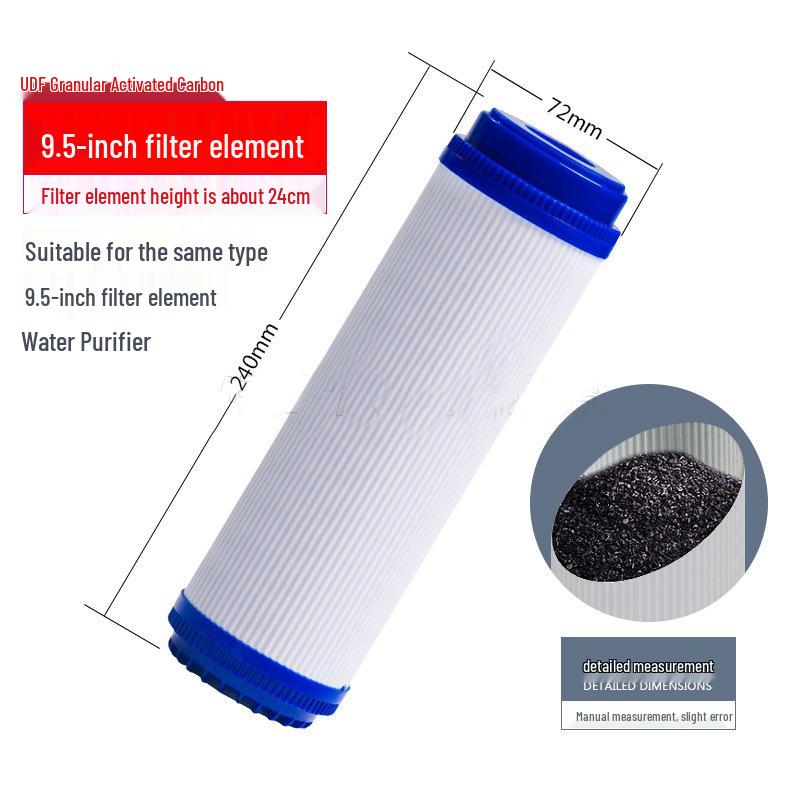 9.5-Inch Five-Stage Water Purifier Filter Set: PP Cotton & Activated Carbon Cartridges