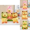 Adorable Transforming Duck Plush Toy Air Conditioning Blanket Pillow Soft Gift For Girls