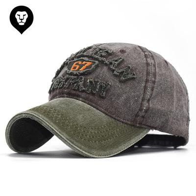 Spring New Pure Cotton Splicing Baseball Hat 3D Three-dimensional Embroidery Adjustable Sun Hat