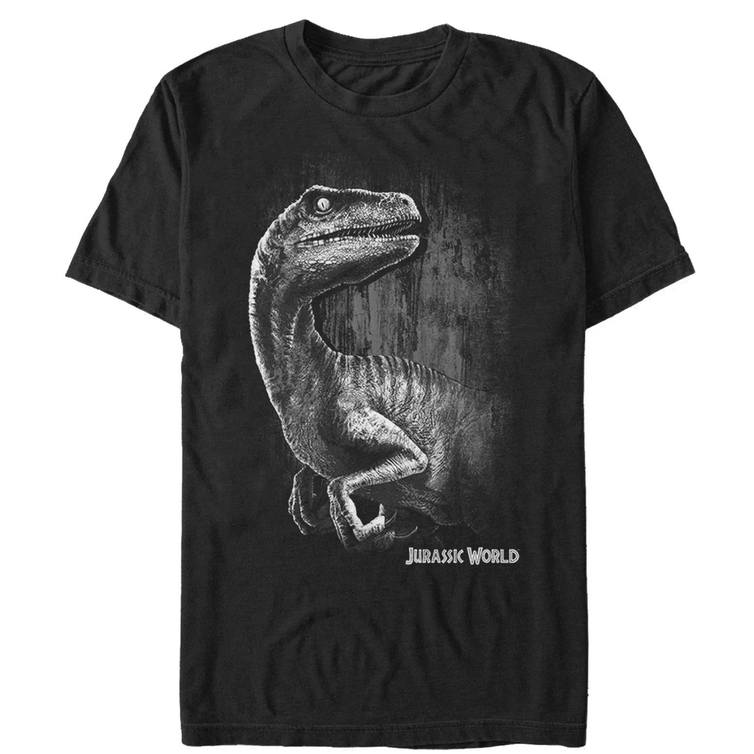 Jurassic World Sly Velociraptor Men s T-shirt - NEW S