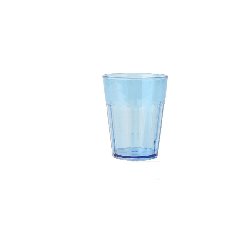 Household Transparent Cup Water Cup Multifunctional Juice Beverage Cup Simple Solid Color Acrylic Multilateral Drinking Cup